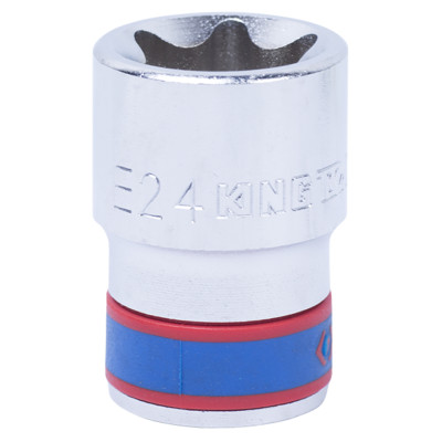 Головка торцевая TORX Е-стандарт 1/2", E24, L = 39 мм KING TONY 437524M