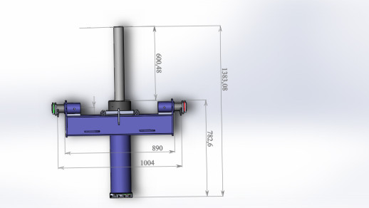 Навесной ямный подъемник 15т. 600мм. КПН15Р600
