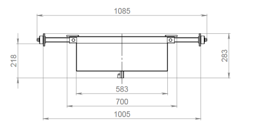 Ванна навесная для сборки отработки В-60