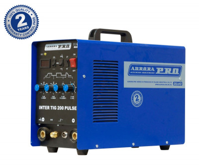 Аппарат аргонодуговой сварки AuroraPRO INTER TIG 200 PULSE (TIG+MMA) MOSFET.