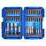 Набор вставок (бит) 1/4", PH, PZ, Hex, Torx, Slotted, Square, сверла, 45 предметов KING TONY 1045MR
