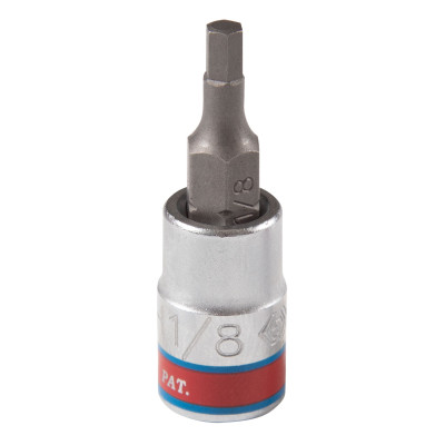 Насадка (бита) торцевая 1/4", Hex, 1/8", L = 37 мм KING TONY 203504S