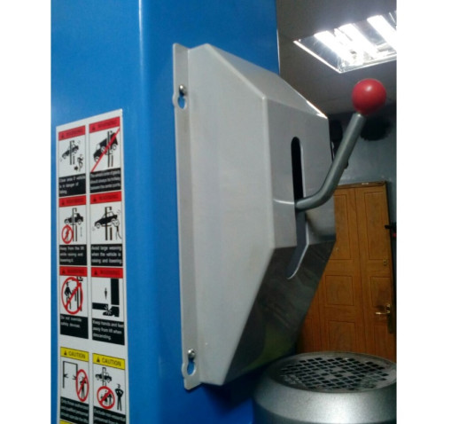 TS-4M Подъемник 2-хст. г/п 4 т с проставками, съем-ручка, самосмазывающиеся тросы, серый цвет (220V)