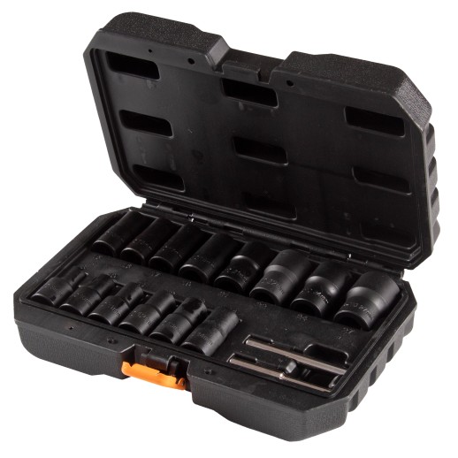 Набор торцевых головок для поврежденных гаек и болтов, 8-27 мм, кейс, 16 предметов AFFIX AF10930016C