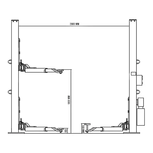 Двухстоечный подъемник СТОРМ 6140 380в