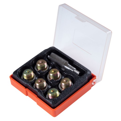 Набор для ремонта масляных пробок М18х1,5, кейс, 19 предметов AFFIX AF10347018C