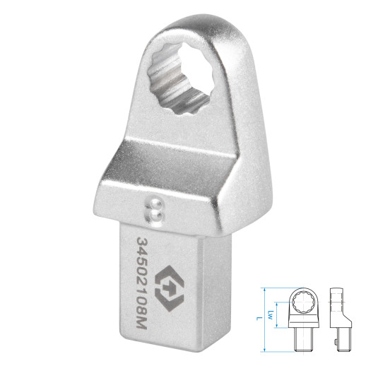 Насадка накидная серии "FIT", 8 мм, 9х12 мм KING TONY 34502108M