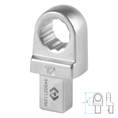 Насадка накидная серии "FIT", 12 мм, 9х12 мм KING TONY 34502112M