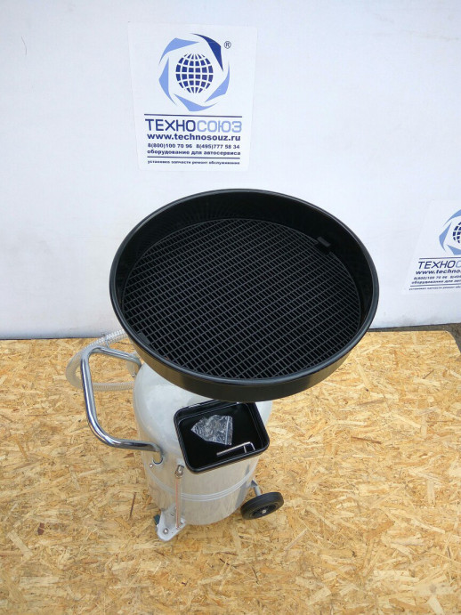 TS566090 Установка для сбора масла с воронкой 90л.