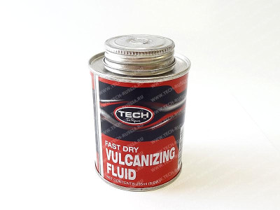 Вулканизирующая быстросохнущая жидкость (клей) CHEMICAL VULCANISING FLUID, 235 мл, с кисточкой (арт.760)