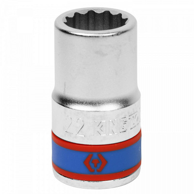 ГОЛОВКА ТОРЦЕВАЯ СТАНДАРТНАЯ ДВЕНАДЦАТИГРАННАЯ 3/4", 22 ММ KING TONY 633022M