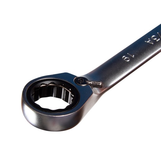 Набор комбинированных трещоточных ключей, 8-24 мм, чехол из теторона, 12 предметов KING TONY 122A12MRN