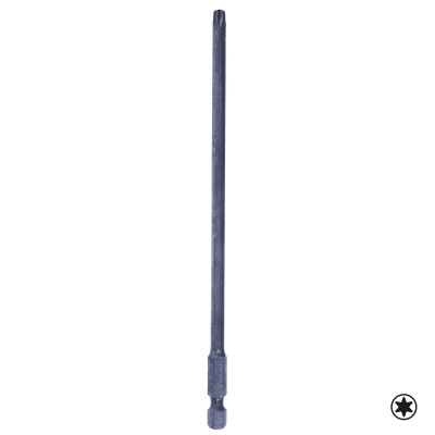 Вставка (бита) торцевая 1/4", Torx, Т25, L = 150 мм, для шуруповерта KING TONY 711525T