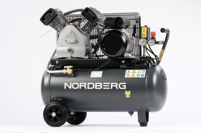 Компрессор поршневой с ременной передачей 220В, ресив. 50л, 420л/мин NORDBERG NCP50/420A