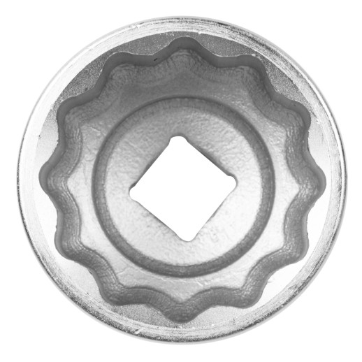 Головка торцевая стандартная двенадцатигранная 1", 75 мм KING TONY 833075M