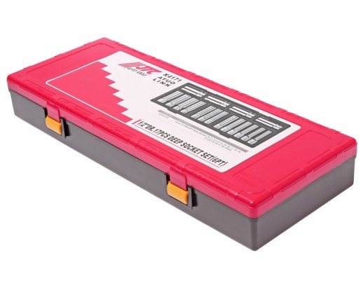 НАБОР ГОЛОВОК ТОРЦЕВЫХ 1/2" 6-ТИ ГРАННЫХ 10-32ММ ГЛУБОКИХ 17 ПРЕДМЕТОВ JTC JTC-K4171