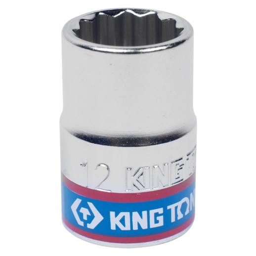 Головка торцевая стандартная двенадцатигранная 3/8", 12 мм KING TONY 333012M