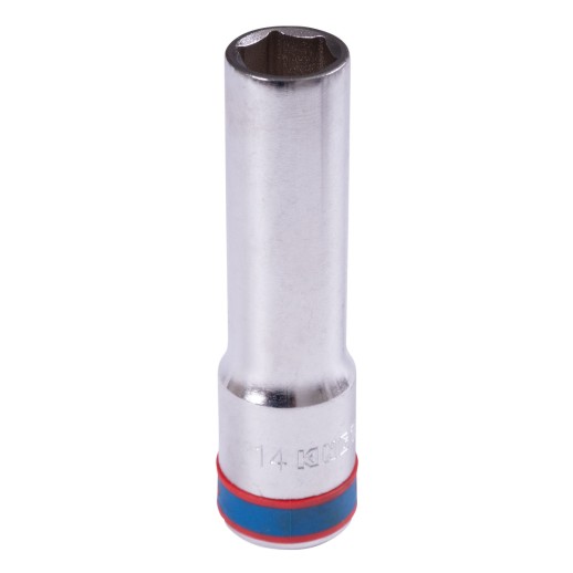 Головка торцевая глубокая шестигранная 1/2", 14 мм KING TONY 424514M