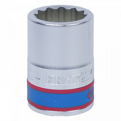 ГОЛОВКА ТОРЦЕВАЯ СТАНДАРТНАЯ ДВЕНАДЦАТИГРАННАЯ 3/4", 24 ММ KING TONY 633024M