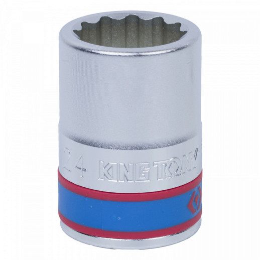 ГОЛОВКА ТОРЦЕВАЯ СТАНДАРТНАЯ ДВЕНАДЦАТИГРАННАЯ 3/4", 24 ММ KING TONY 633024M