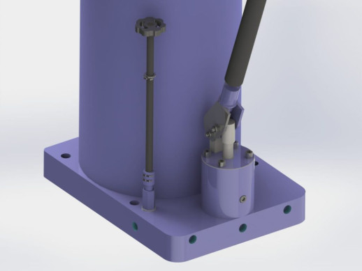 Навесной ямный подъемник 30т. 800мм. КПН30Р800