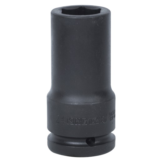 Головка торцевая ударная глубокая шестигранная 3/4", 24 мм KING TONY 643524M