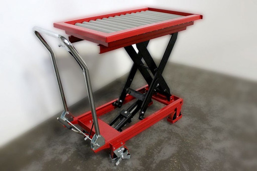 Тележка с подъемной платформой-рольганг 05.Т.034.02-9.003 (865 х 500 х 990)