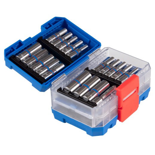 Набор торцевых головок и насадок 1/4", 4-14 мм, 49 предметов KING TONY 2549MR-EB