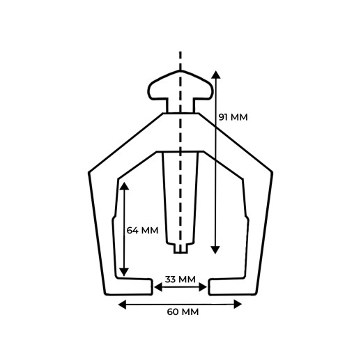 Съемник болтовой TA-B1038