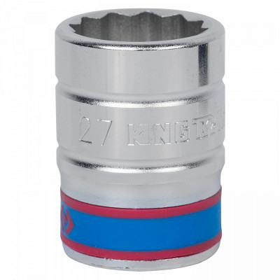 ГОЛОВКА ТОРЦЕВАЯ СТАНДАРТНАЯ ДВЕНАДЦАТИГРАННАЯ 3/4", 27 ММ KING TONY 633027M