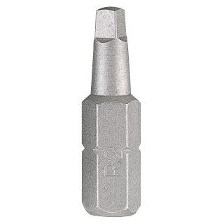 Вставка (бита) торцевая 1/4&quot;, Square, №0, 25 мм, квадратная KING TONY 102500R