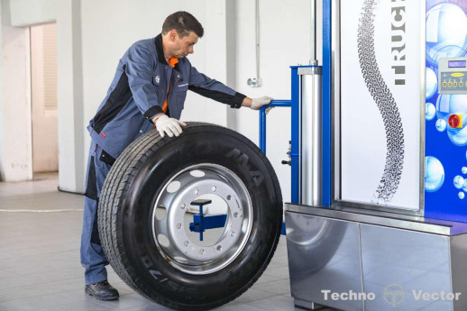 Мойка колес Техно Вектор ТОРНАДО TRUCK (H) с функцией нагрева воды