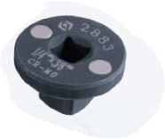 Переходник 1/4">3/8", тонкий, магнитный KING TONY 2883