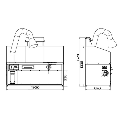 Стол сварщика с поворотной плитой ССУ-01-05
