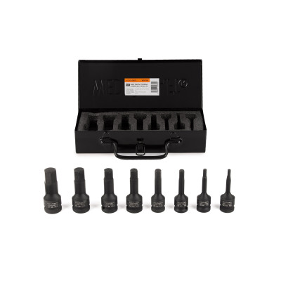 Набор ударных головок 1/2" HEX (H5-H19) в кейсе WDK-705H